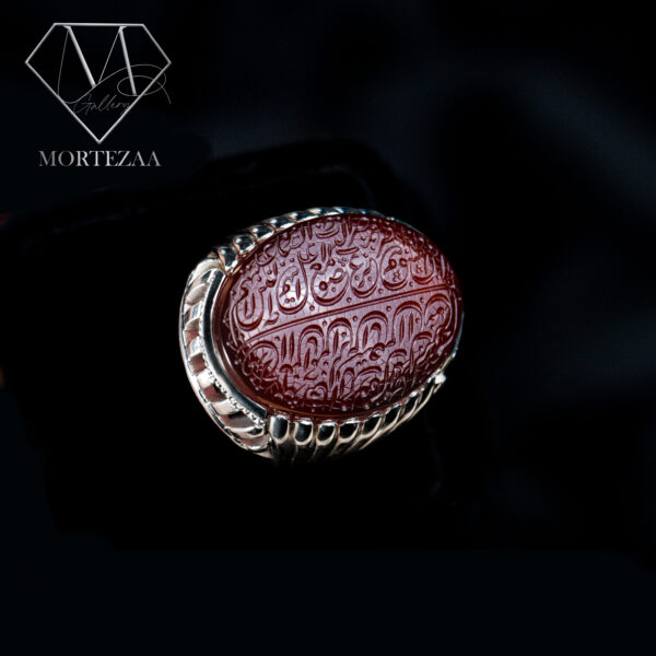 انگشتر عقیق نخبه یمنی